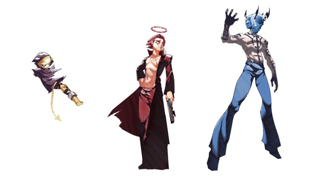 Three distinct characters were created by Ihtsham Pervez.
